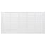 30" x 14" (Wall Opening Size) White Sidewall/Ceiling Return Air Grille (672 Series)