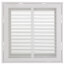 12" x 12" (Wall Opening Size) White Sidewall/Ceiling Return Air Filter Grille