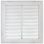 14" x 14" (Wall Opening Size) White Sidewall/Ceiling Return Air Filter Grille