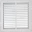 14" x 14" (Wall Opening Size) White Sidewall/Ceiling Return Air Filter Grille