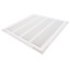 16" x 16" (Wall Opening Size) White Sidewall/Ceiling Return Air Filter Grille (659 Series)