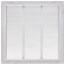 18" x 18" (Wall Opening Size) White Sidewall/Ceiling Return Air Filter Grille