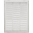 18" x 24" (Wall Opening Size) Bright White Floor Return Air Grille w/ 1/3" Fin Spacing (659 Series)