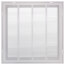 20" x 20" (Wall Opening Size) White Sidewall/Ceiling Return Air Filter Grille (659 Series)
