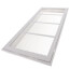 24" x 10" (Wall Opening Size) White Sidewall/Ceiling Return Air Filter Grille (659 Series)