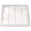 24" x 18" (Wall Opening Size) Bright White Return Air Grille w/ 1/3" Fin Spacing (659 Series)