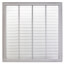 24" x 24" (Wall Opening Size) White Sidewall/Ceiling Return Air Filter Grille (659 Series)