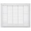 25" x 20" (Wall Opening Size) White Sidewall/Ceiling Return Air Filter Grille (659 Series)