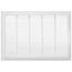 30" x 20" (Wall Opening Size) White Sidewall/Ceiling Return Air Filter Grille (659 Series)