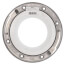 3" or 4" Closet Flange w/ Stainless Steel Ring w/o Test Cap (PVC)