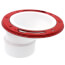 3" or 4" Offset Closet Flange w/ Metal Ring w/o Test Cap (PVC)