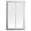 12" x 20" (Wall Opening Size) White Sidewall/Ceiling Return Air Filter Grille (673 Series)