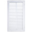 12" x 24" (Wall Opening Size) White Sidewall/Ceiling Return Air Filter Grille (673 Series)