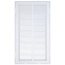 12" x 24" (Wall Opening Size) White Sidewall/Ceiling Return Air Filter Grille (673 Series)