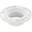 3" or 4" Level-Fit Closet Flange w/ Plastic Ring w/o Test Cap (PVC)