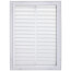 14" x 20" (Wall Opening Size) White Sidewall/Ceiling Return Air Filter Grille (673 Series)