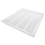 16" x 16" (Wall Opening Size) White Sidewall/Ceiling Return Air Filter Grille (673 Series)