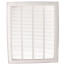 16" x 20" (Wall Opening Size) White Sidewall/Ceiling Return Air Filter Grille (673 Series)