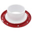 3" or 4" Closet Flange w/ Metal Ring w/o Test Cap (PVC)