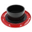 3" or 4" ABS Level-Fit Closet Flange w/ Metal Ring and Test Cap