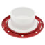 3" or 4" Closet Flange w/ Metal Ring and Test Cap (PVC)