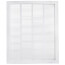 20" x 25" (Wall Opening Size) White Sidewall/Ceiling Return Air Filter Grille