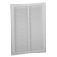 20" x 30" (Wall Opening Size) White Sidewall/Ceiling Return Air Filter Grille (673 Series)