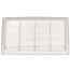 24" x 12" (Wall Opening Size) White Sidewall/Ceiling Return Air Filter Grille (673 Series)