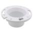 3" or 4" Long Pattern Closet Flange w/ Plastic Ring w/o Test Cap (PVC)