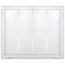 24" x 20" (Wall Opening Size) White Sidewall/Ceiling Return Air Filter Grille (673 Series)