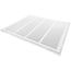 24" x 20" (Wall Opening Size) White Sidewall/Ceiling Return Air Filter Grille (673 Series)