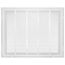 25" x 20" (Wall Opening Size) White Sidewall/Ceiling Return Air Filter Grille (673 Series)