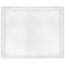 25" x 20" (Wall Opening Size) White Sidewall/Ceiling Return Air Filter Grille (673 Series)