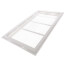 30" x 14" (Wall Opening Size) White Sidewall/Ceiling Return Air Filter Grille (673 Series)