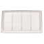30" x 14" (Wall Opening Size) White Sidewall/Ceiling Return Air Filter Grille (673 Series)