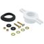 2" PVC Horizontal Adjustable Urinal Flange Kit for Urinals w/ 3-1/2" to 7" Mount Centers