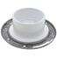 3" or 4" Easy Tap Closet Flange w/ Stainless Steel Ring (PVC)
