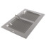 8" x 4" (Wall Opening Size) White Sidewall Register (651 Series)