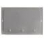 8" x 4" (Wall Opening Size) White Sidewall Register (651 Series)