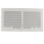 12" x 6" (Wall Opening Size) White Sidewall Register (651 Series)