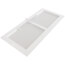 14" x 6" (Wall Opening Size) White Sidewall Register (651 Series)