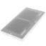 12" x 6" (Wall Opening) Steel Baseboard Register with Plate Damper (654 Series)