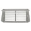 12" x 6" Baseboard Register with Damper (655 Series)