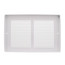 10" x 6" White Baseboard Return Air Grille (657 Series)