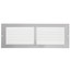 14" x 4" White Baseboard Return Air Grille (657 Series)