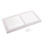 14" x 6" White Baseboard Return Air Grille (657 Series)