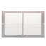 14" x 8" White Baseboard Return Air Grille (657 Series)
