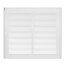 14" x 12" White Baseboard Return Air Grille (657 Series)