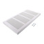 16" x 8" White Baseboard Return Air Grille (657 Series)