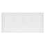 20" x 8" (Wall Opening Size) White Baseboard Return Air Grille (657 Series)